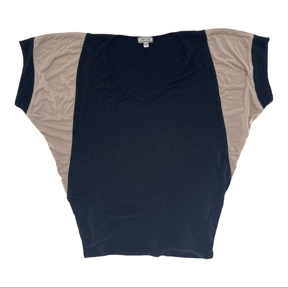 Froxx Colorblock Dolman Batwing Sleeve Shirt Sz XS - Picture 4 of 6